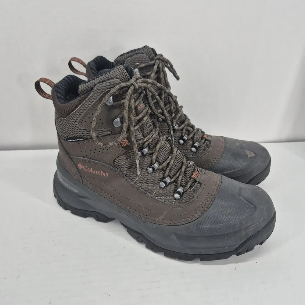 Columbia Snowcross Mid Mens 11 Winter Boots Waterproof 200g Insulated Techlite